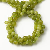 Peridot Round Beads 6/8/10mm Olivine Spacer Beads 15 Inch