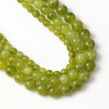 Peridot Round Beads 6/8/10mm Olivine Spacer Beads 15 Inch