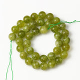 Peridot Round Beads 6/8/10mm Olivine Spacer Beads 15 Inch