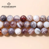 Persian Gulf Agate Beads Stripes Cornelian Round Loose Spacer Beads