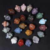 Natural Stone Pine Cones Beads Nut Ornaments Agates Pine Cone Pendant
