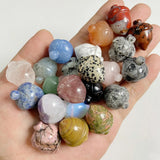 Natural Stone Pine Cones Beads Nut Ornaments Agates Pine Cone Pendant