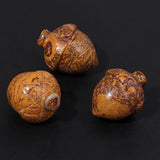 Natural Stone Pine Cones Beads Nut Ornaments Agates Pine Cone Pendant