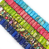 Natural Stone Pine Stone Beads Colorful Necklace Making
