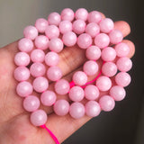 Pink Cat Eye Angelite Beads Persian Jades Jewelry Making Round Spacer Beads