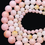 6-10mm Pink Opal Jade Loose Spacer Beads 15''