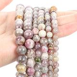 Plum Tourmaline Round Spacer Bead Jewelry Making DIY Necklace Bracelet 6/8/10MM