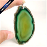 Polished Agate Geode Quartz Crystal Druzy Elestial Agate