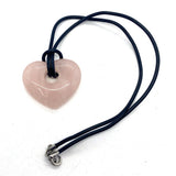 Hematite Love Heart Pendant Necklace 30X35mm Rainbow Stone Jewelry