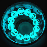 Glow In The Dark Stone Punk Bracelet Charm Beads Bracelet