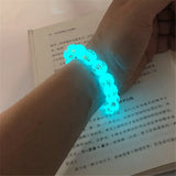 Glow In The Dark Stone Punk Bracelet Charm Beads Bracelet