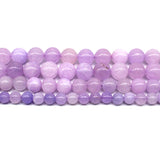 Purple Chalcedony Jades Loose Spacer Beads 4-12mm