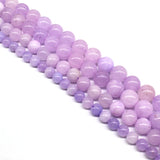 Purple Chalcedony Jades Loose Spacer Beads 4-12mm