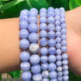 Purple Lace Agates Loose Beads Round Spacer 6 8 10mm