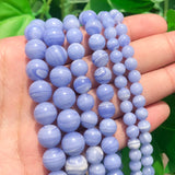 Purple Lace Agates Loose Beads Round Spacer 6 8 10mm