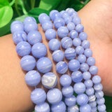 Purple Lace Agates Loose Beads Round Spacer 6 8 10mm