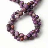 Natural Stone Purple Sediment Jaspers Beads 15''