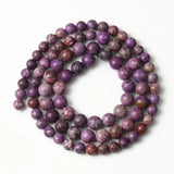 Natural Stone Purple Sediment Jaspers Beads 15''