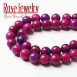 Purple Sugilite Jades Beads Round Loose Spacer Beads 15''inch