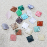 Green Aventurine Healing Chakra Opal Malachite Pyramid Home Ornament