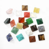 Green Aventurine Healing Chakra Opal Malachite Pyramid Home Ornament