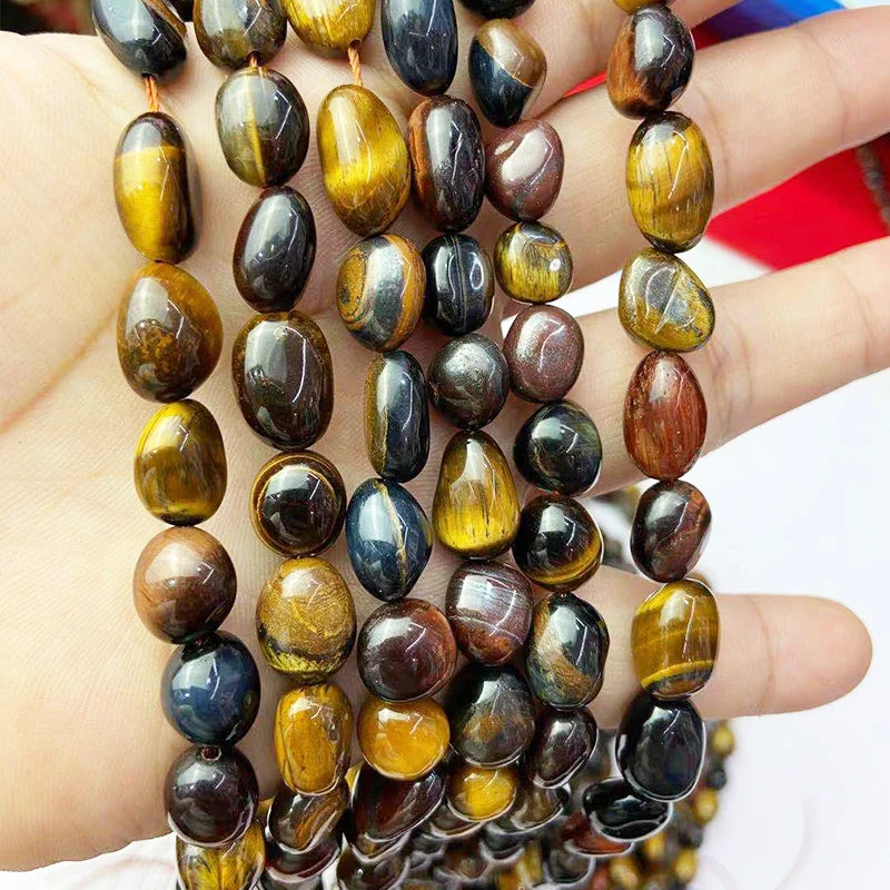 Irregular Crystal Stone Beads for DIY Jewelry 15'