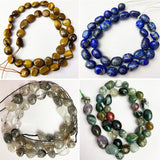 Irregular Crystal Stone Beads for DIY Jewelry 15'