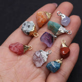 Quartz Crystal Pendant Pine Agate DIY Jewelry Making