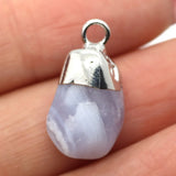 Quartz Crystal Pendant Pine Agate DIY Jewelry Making