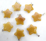 Stone Quartz Crystal Lapis Tiger Eye Pendant Charm Set 12pcs