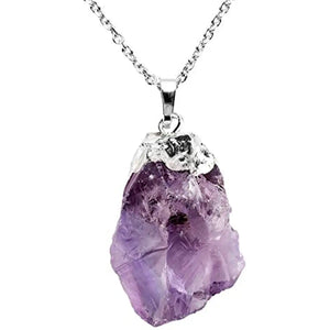 Natural Stone Quartz Crystal Necklace & Pendant Healing Stones Beads Necklaces