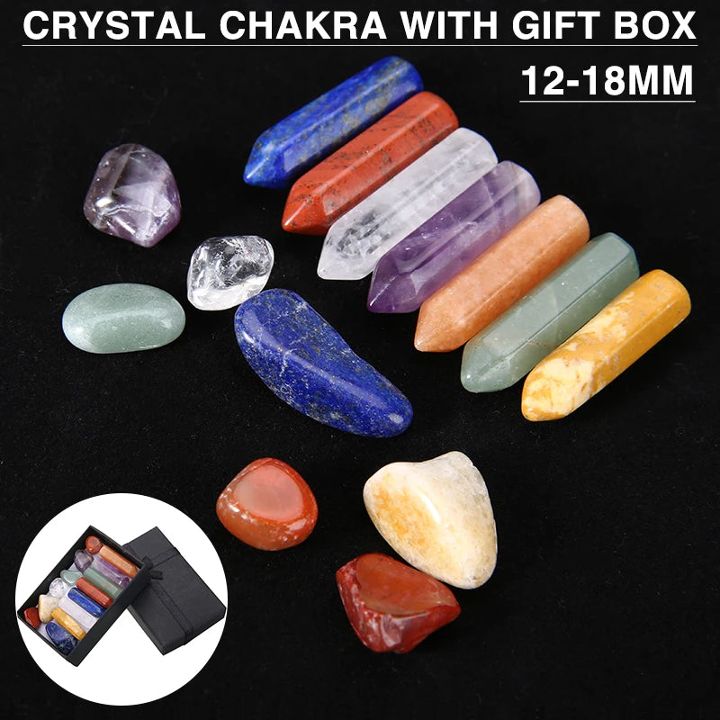Natural Stone Quartz Crystal Point Wand Double Terminated Wand Set