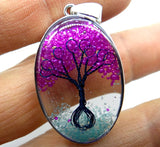Chakra Reiki Healing Tree Pendant for Jewelry Making