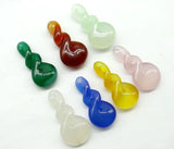 Natural Stone Quartz Turquoises Agates Ruyi Gems Beads Pendants Necklace