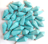 12PCS Natural Stone Quartz Crystal Pendant for DIY Jewelry Making