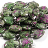 30pcs Natural Stone Charms Pendants for Jewelry Making