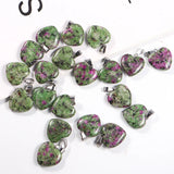 30pcs Natural Stone Charms Pendants for Jewelry Making