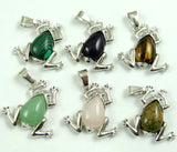 Natural Stone Quartz Crystal Water Drop Pendant for DIY Jewelry