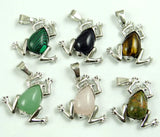 Natural Stone Quartz Crystal Water Drop Pendant for DIY Jewelry