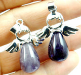 Natural Stone Quartz Crystal Pendant for DIY Jewelry Making