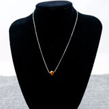 Natural Stone Quartz Tiger Eye Pendants Necklace