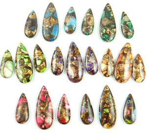 Quartz Crystal Water Drop Pendant for DIY Jewelry Making