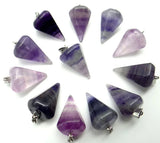 Natural Stone Charms Pendant DIY Jewelry Making Necklace 24pcs