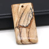 Rectangle Quartz Pendant for Jewelry Making Diy Women Necklaces Earring Crafts