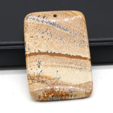 Rectangle Quartz Pendant for Jewelry Making Diy Women Necklaces Earring Crafts