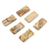 Rectangle Quartz Pendant for Jewelry Making Diy Women Necklaces Earring Crafts