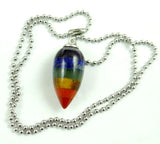 7 Chakra Healing Crystal Pendant Necklace