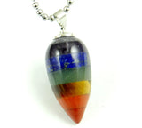 7 Chakra Healing Crystal Pendant Necklace