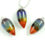 7 Chakra Healing Crystal Pendant Necklace