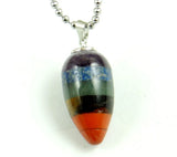 7 Chakra Healing Crystal Pendant Necklace